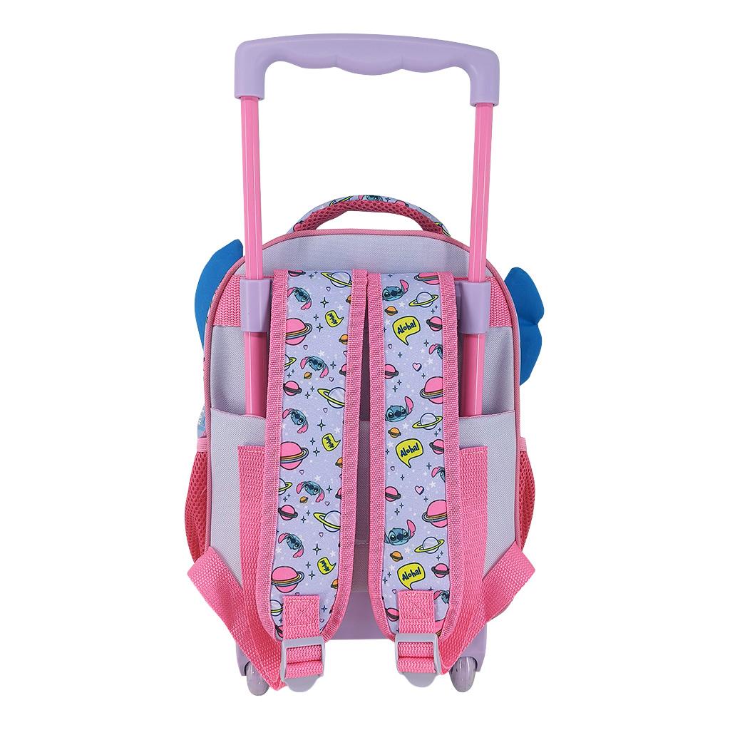 Toddler Trolley School Bag 27x10x31cm 2 Compartments Lilo &amp; Stitch Must (564496) 