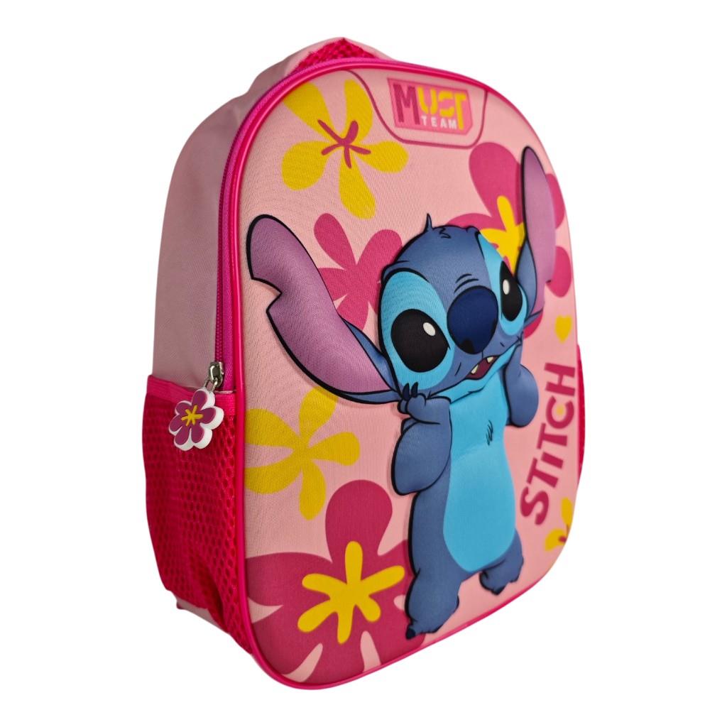 Σχολική Τσάντα Πλάτης Νηπίου 26x10x32εκ 1 Θήκη 3D EVA Disney Stitch Must (565945)