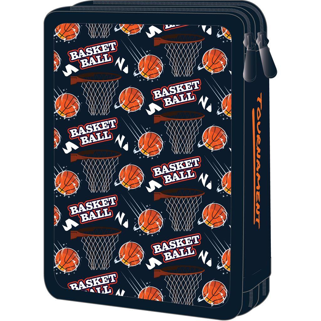Σχολική Κασετίνα Διπλή Γεμάτη Basketball Tournament Must Team (586336) - Fun Planet