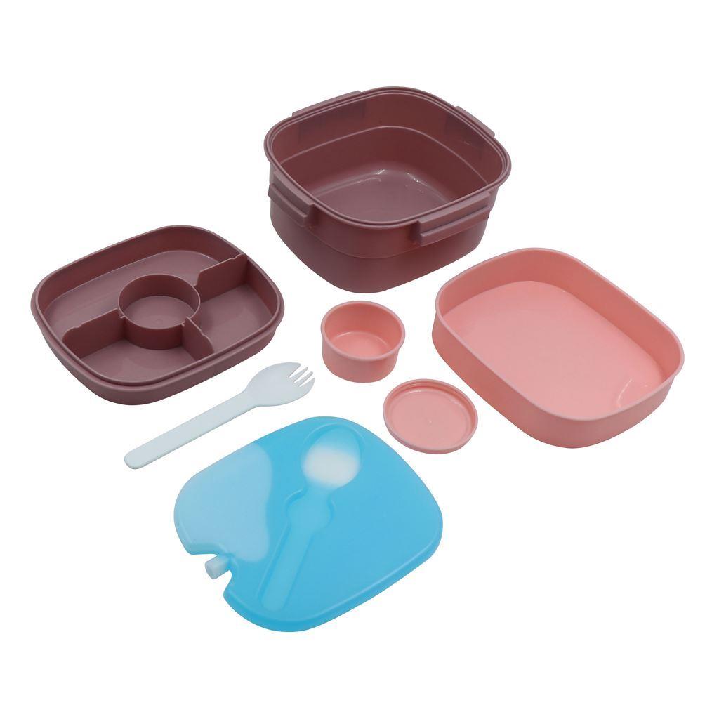 Φαγητοδοχείο Must Team 1300ml PP Πλαστικό με Πιρούνι Κουτάλι και Παγοκύστη (586530) - Fun Planet