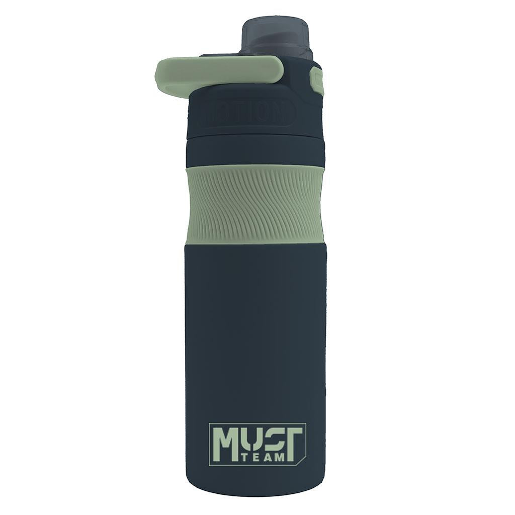 Θερμός 500ml Ανοξείδωτο Σκούρο Μαύρο Λαδί Must Team (587497) - Fun Planet