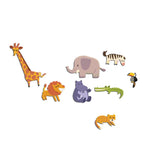 Puzzle 48 Ζώα Ζούγκλας με 8 Σχήματα (622475) - Fun Planet