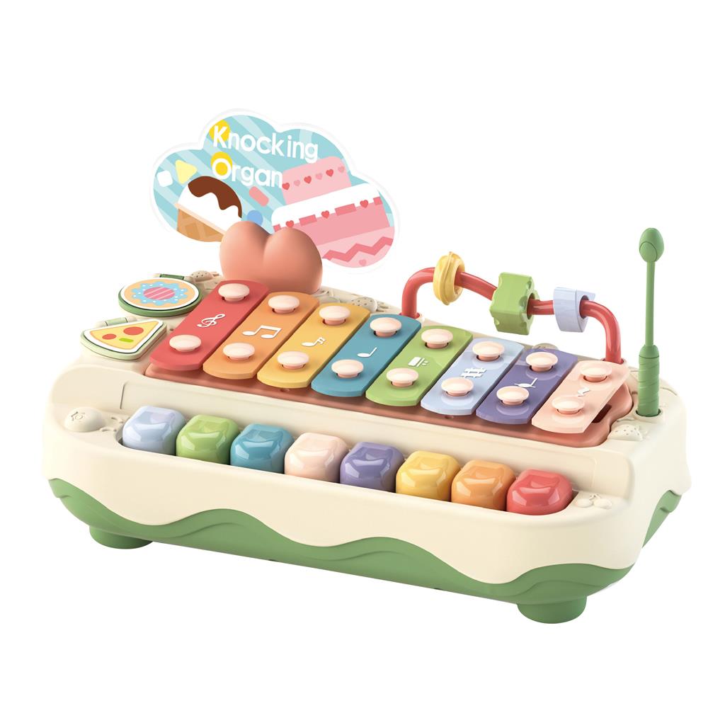 Metallophone Piano 8 Keys with Baguettes 28x24x10cm Luna (620711)