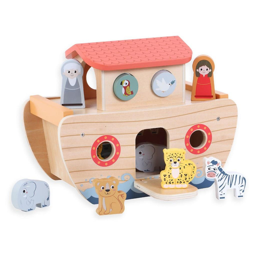 Κιβωτός Του Νώε Ξύλινος με Ζωάκια Luna Toys (622865) - Fun Planet