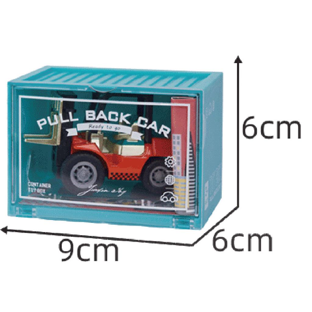 Όχημα Κατασκευαστικό Pull Back Μεταλλικό 9x9x6εκ Luna Toys 1 τεμάχιο (622934) - Fun Planet