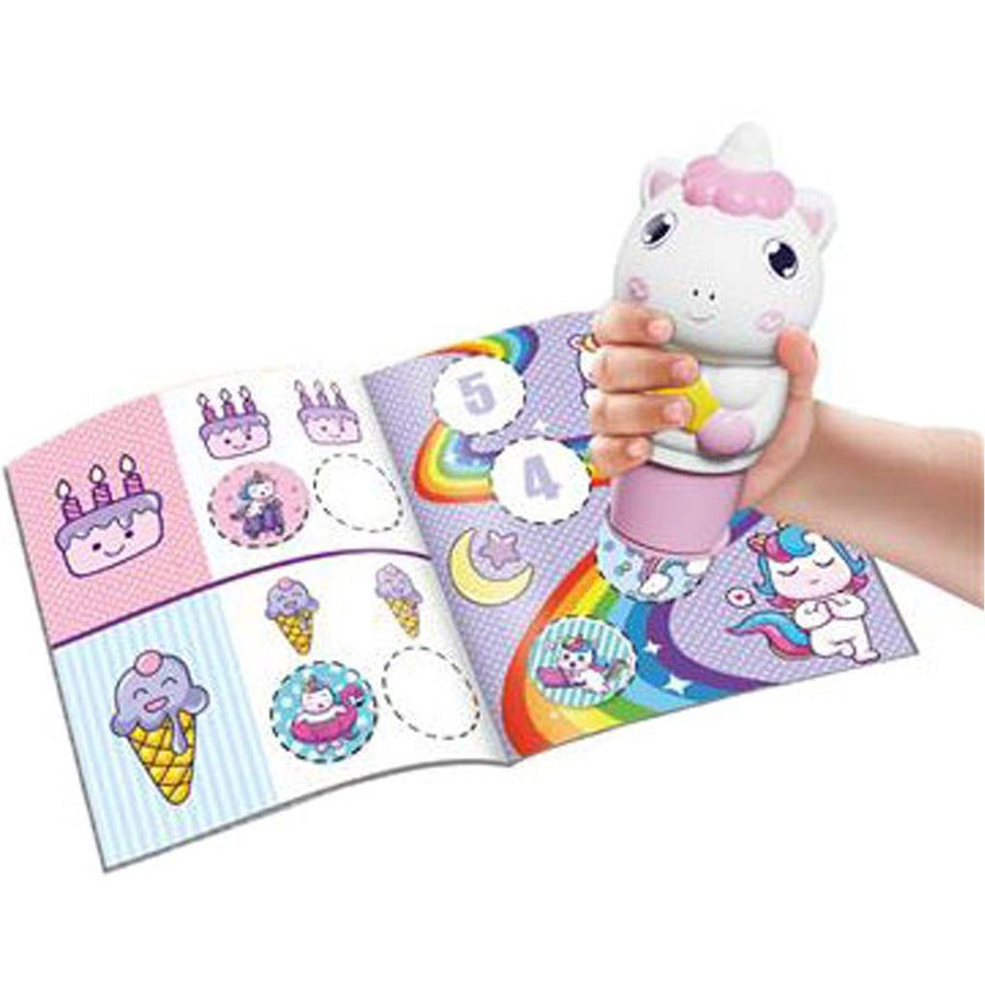 Stickers με Σφραγίδα Σετ 100 τεμάχια Unicorn 10x6x11,8εκ Luna Toys (623002) - Fun Planet