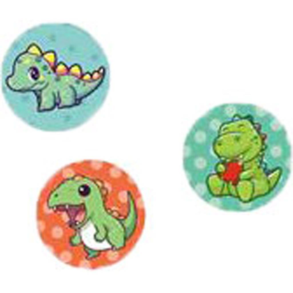 Stickers με Σφραγίδα Σετ 100 τεμάχια Dino 10x6x11,8εκ Luna Toys (623003) - Fun Planet