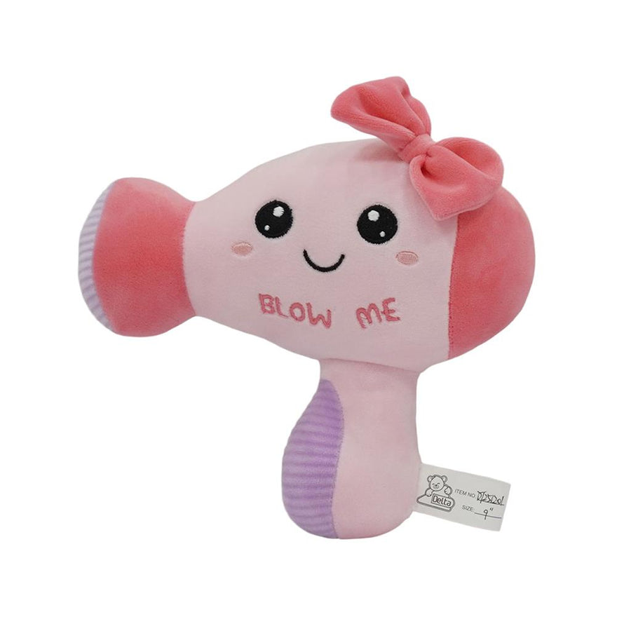 Λούτρινα Αξεσουάρ Ομορφιάς 23εκ Πιστολάκι Ροζ Squishcuties Luna Toys (623031) - Fun Planet