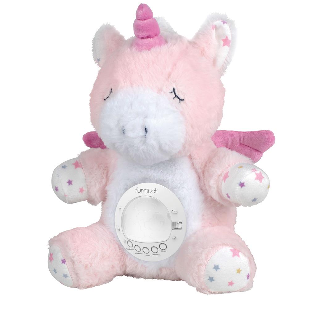 Λούτρινος Μονόκερος με Προβολέα και Ήxο 24x24x33εκ Luna Toys (623076) - Fun Planet