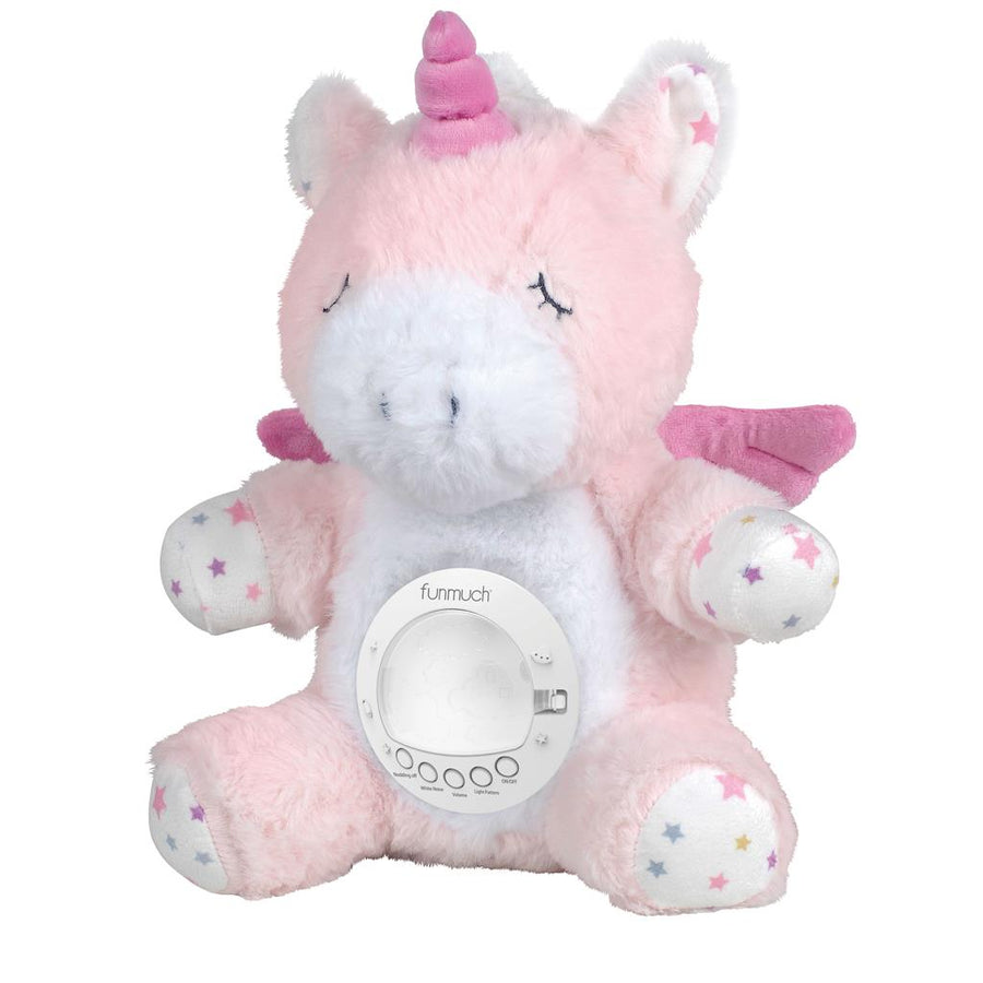 Λούτρινος Μονόκερος με Προβολέα και Ήxο 24x24x33εκ Luna Toys (623076) - Fun Planet