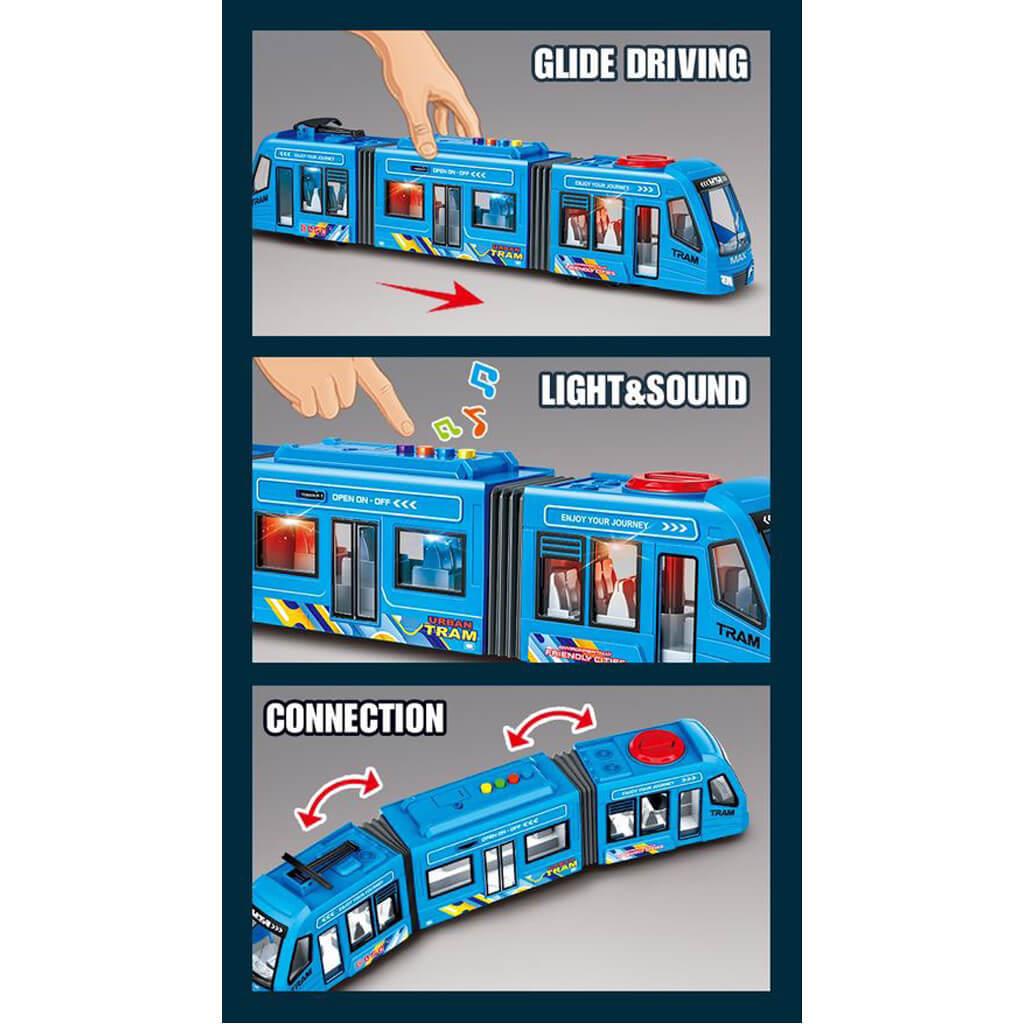 Friction Excavator Truck 25cm with Lights and Sounds (RJ002C)