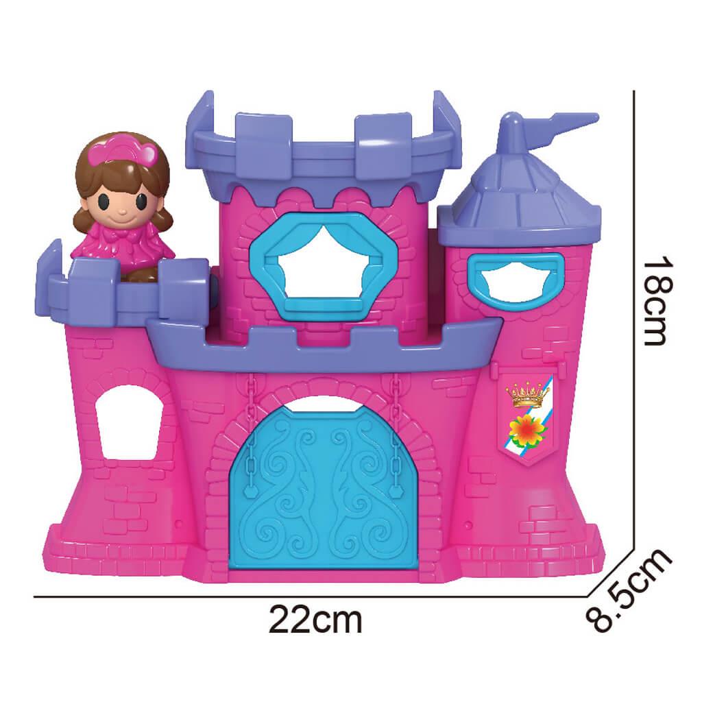 Κάστρο Πριγκίπισσας 10 τεμάχια 31,5x10x22,5cm Luna Toys (623224)