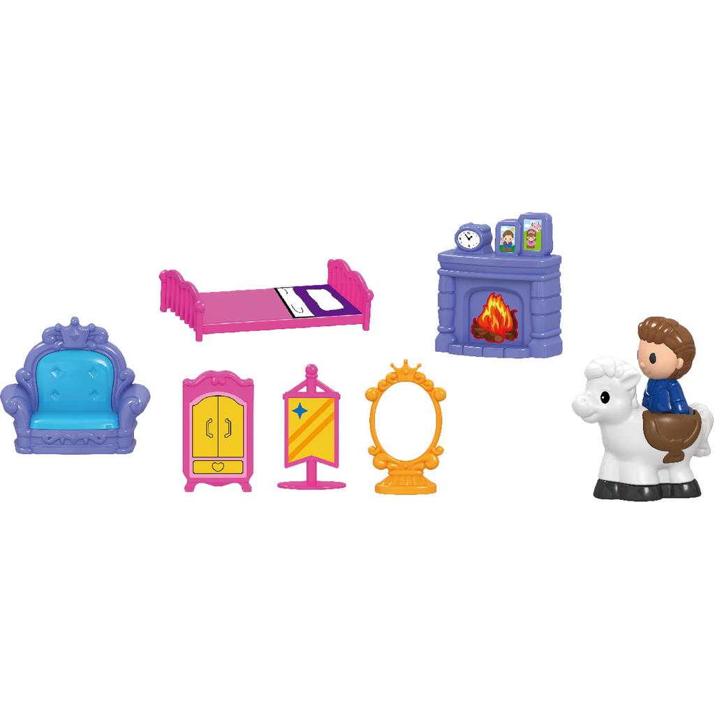 Κάστρο Πριγκίπισσας 10 τεμάχια 31,5x10x22,5cm Luna Toys (623224)