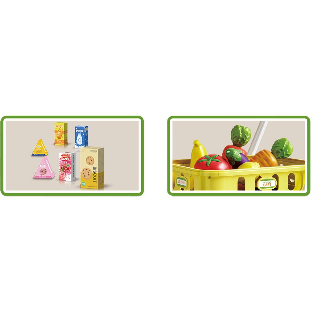 Supermarket Set 48 pieces with Light and Sound 48x41x82cm Luna Toys (622886)