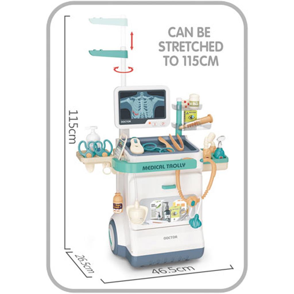 Ιατρείο με Φως και Ήxο 26 τεμάχια 46x12x37εκ Luna Toys (623350)