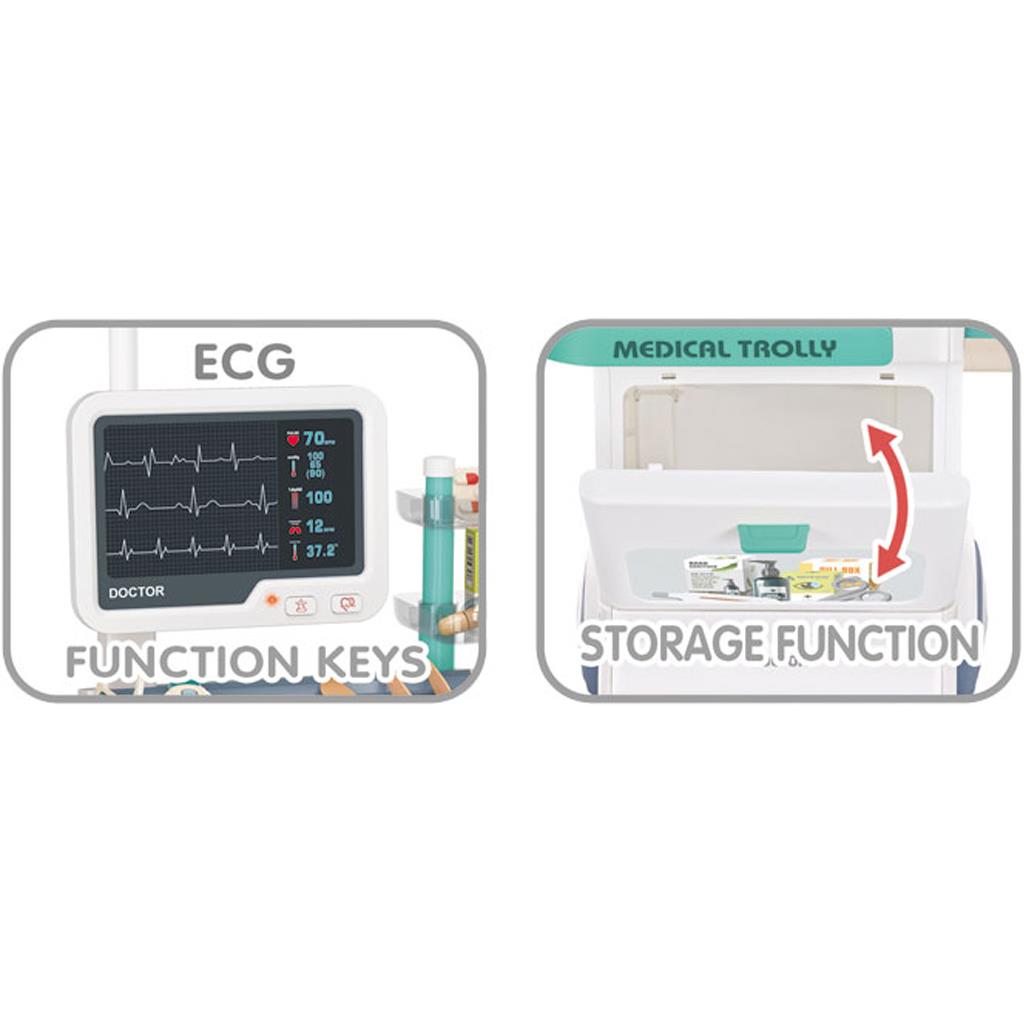 Ιατρείο με Φως και Ήxο 26 τεμάχια 46x12x37εκ Luna Toys (623350)