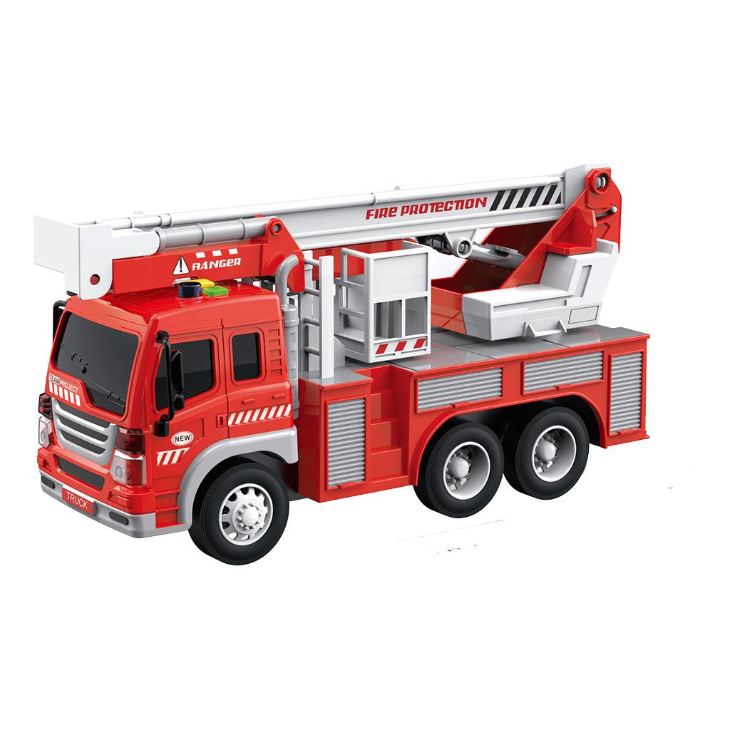Friction Excavator Truck 25cm with Lights and Sounds (RJ002C)