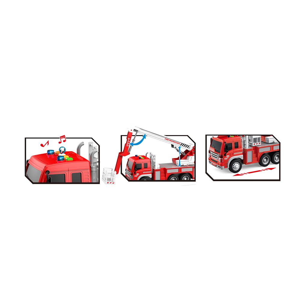 Friction Excavator Truck 25cm with Lights and Sounds (RJ002C)