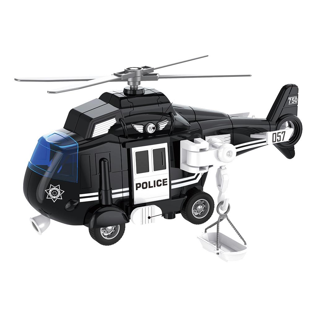 Ελικόπτερο Αστυνομίας 1:16 Friction με Ήχο και Φως Luna Toys (623484)