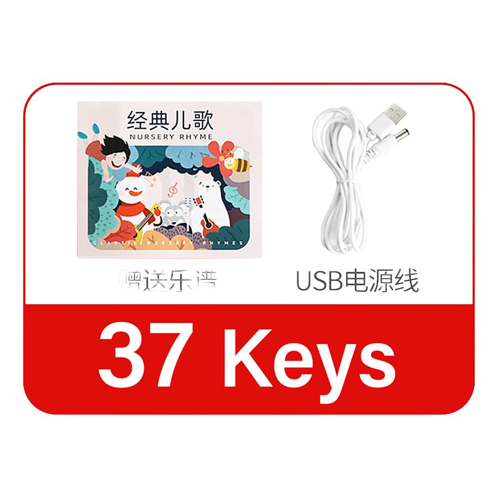 37 Key Harmonica with Microphone and Stool 52x10x35cm Pink Luna (622512)