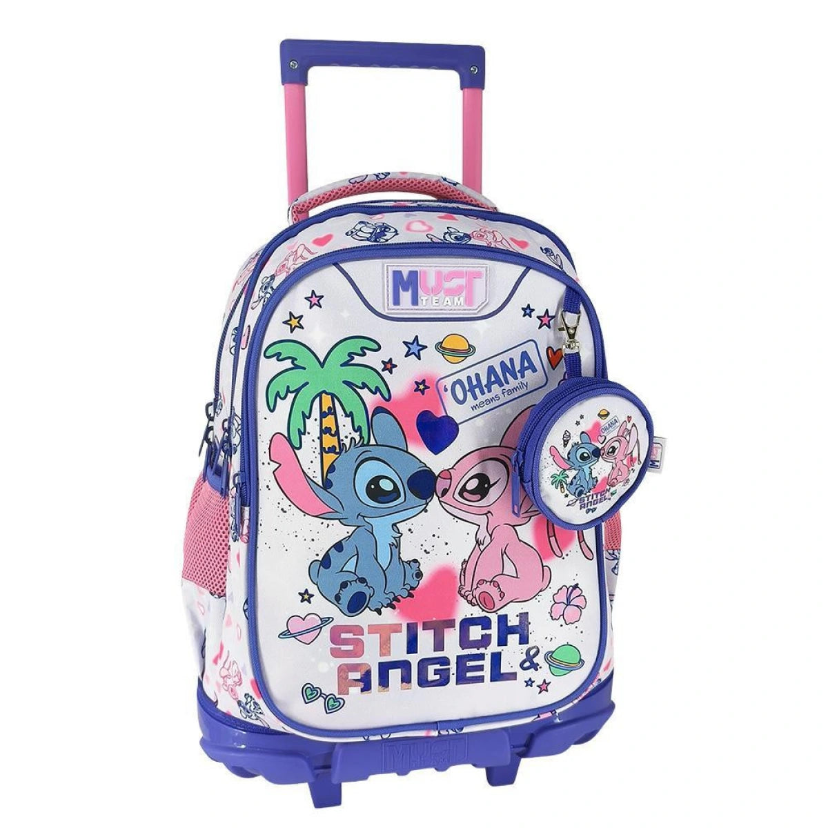 Primary School Trolley Bag 34x20x44cm 3 Compartments Wednesday Hand Must (503664)