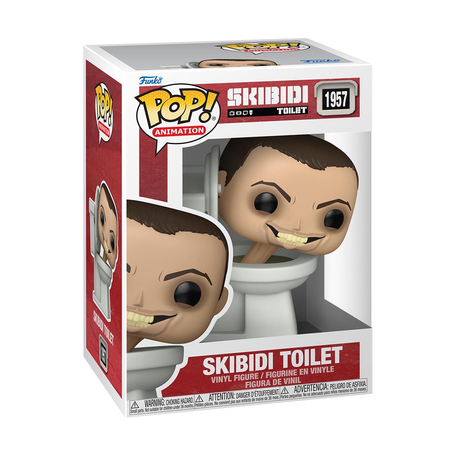 Funko Pop! Animation: Skibidi Toilet - Skibidi Toilet #1957 Vinyl Figure (88836) - Fun Planet