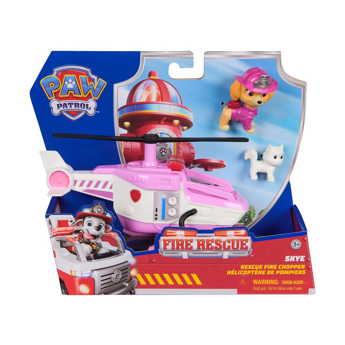 Paw Patrol: Fire Rescue - Skye Rescue Fire Chopper Vehicle (20151505) - Fun Planet