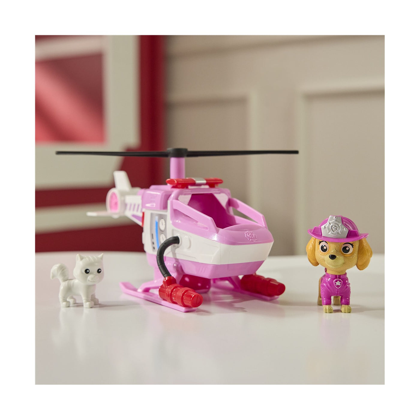 Paw Patrol: Fire Rescue - Skye Rescue Fire Chopper Vehicle (20151505) - Fun Planet