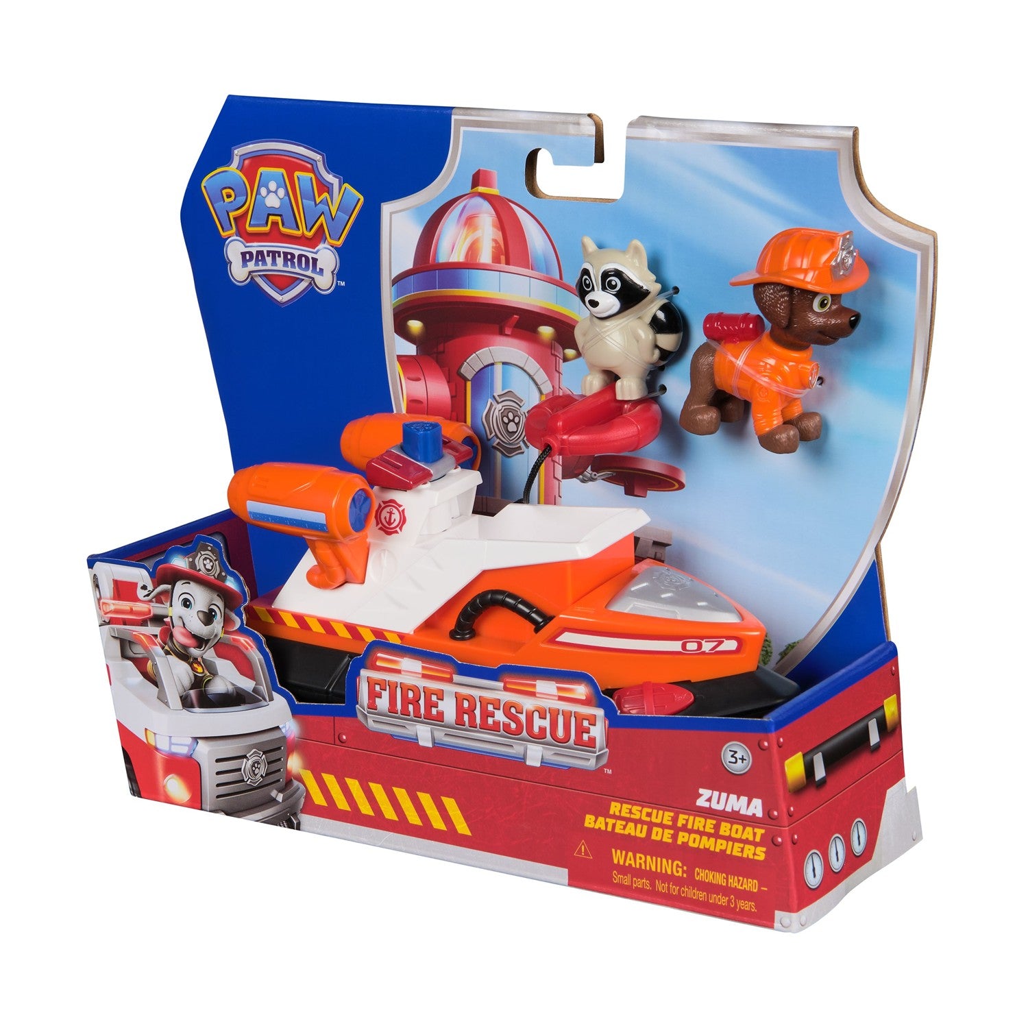 Paw Patrol: Fire Rescue - Zuma Rescue Fire Boat Vehicle (20151506) - Fun Planet
