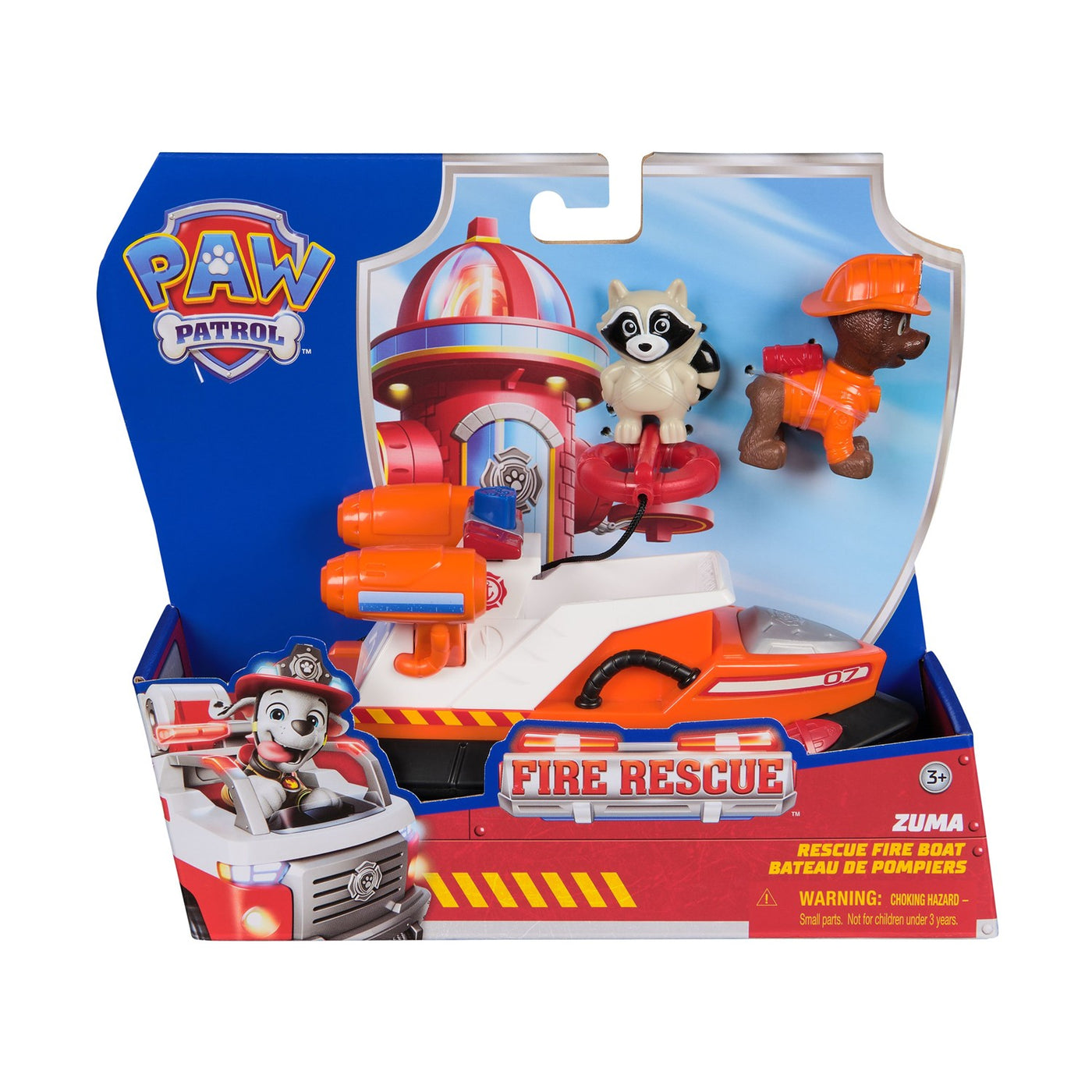 Paw Patrol: Fire Rescue - Zuma Rescue Fire Boat Vehicle (20151506) - Fun Planet
