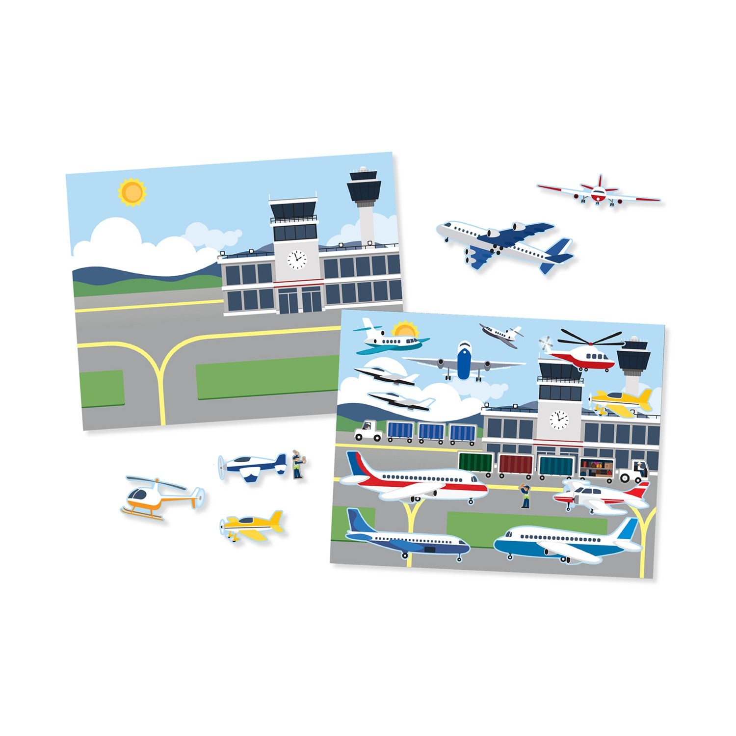 Melissa & Doug Arts and Crafts Vehicles Reusable Sticker Pads (20155933) - Fun Planet