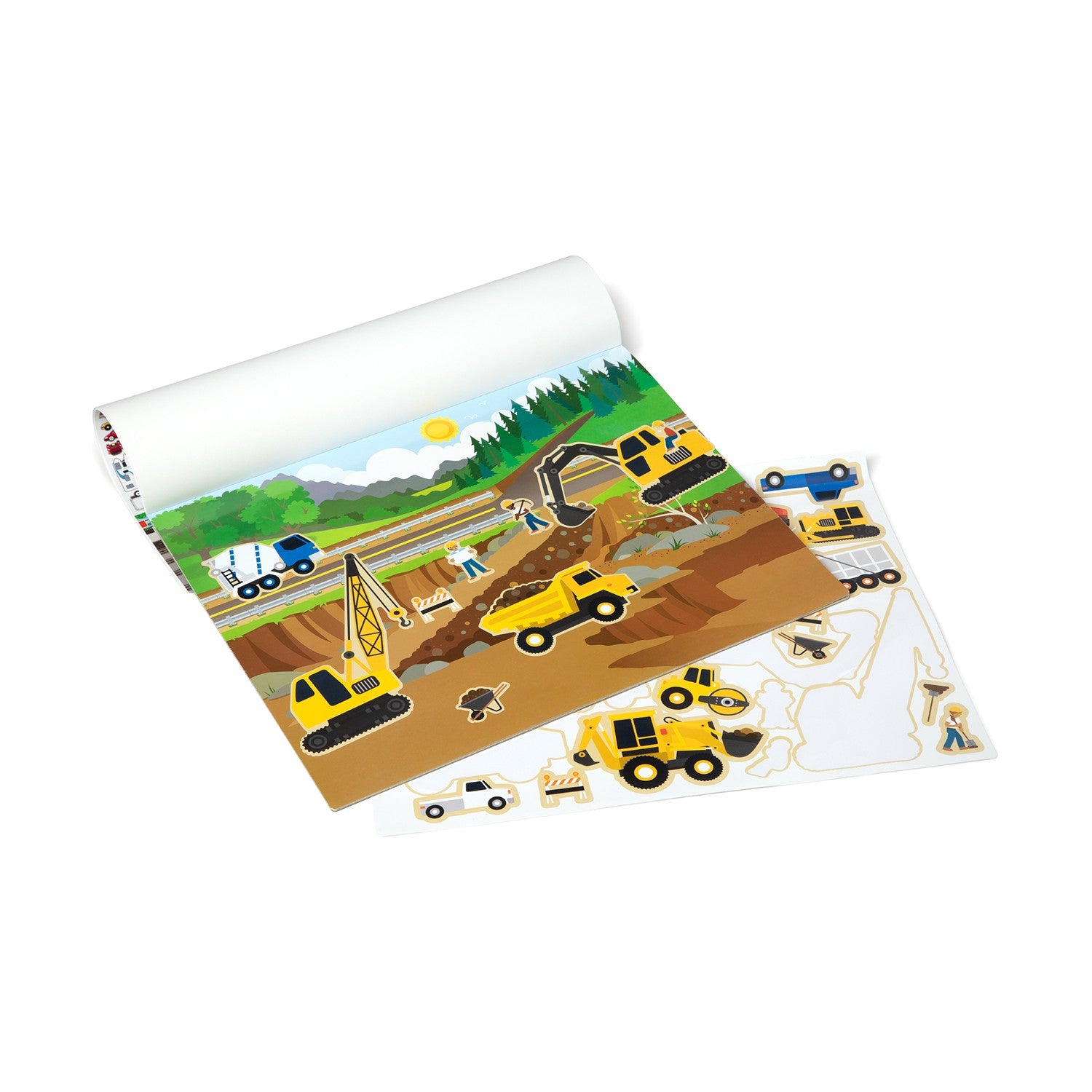 Melissa & Doug Arts and Crafts Vehicles Reusable Sticker Pads (20155933) - Fun Planet