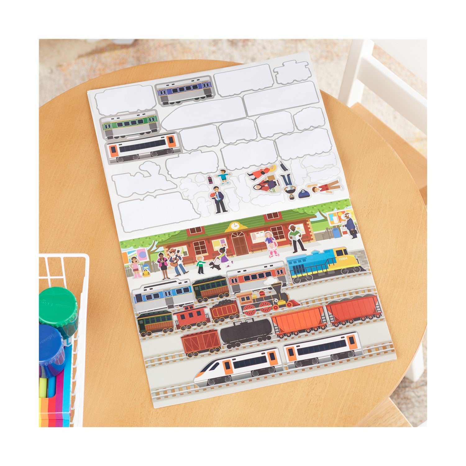 Melissa & Doug Arts and Crafts Vehicles Reusable Sticker Pads (20155933) - Fun Planet