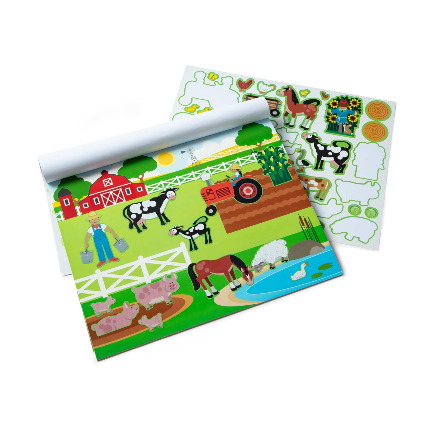 Melissa & Doug Arts and Crafts Habitats Reusable Sticker Pads (20155935) - Fun Planet