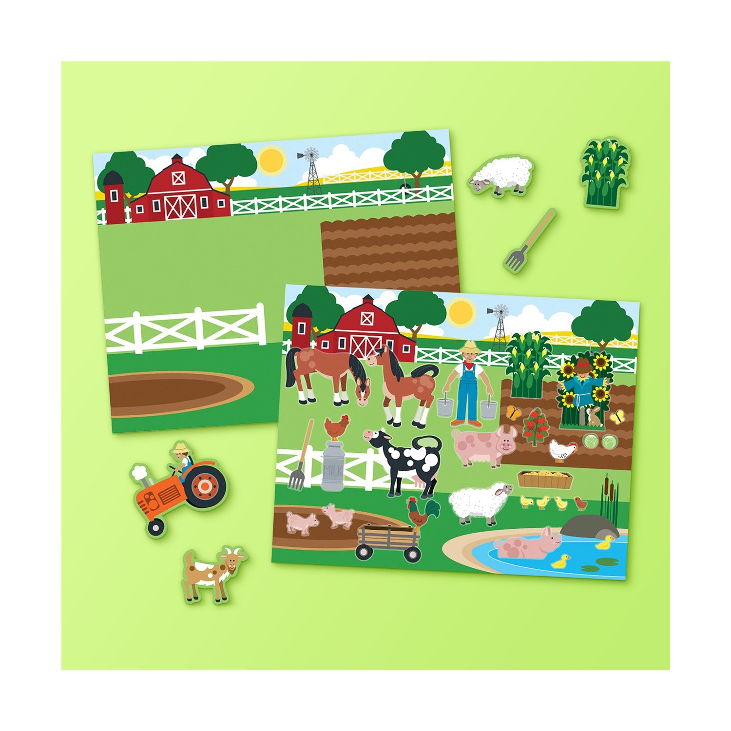 Melissa & Doug Arts and Crafts Habitats Reusable Sticker Pads (20155935) - Fun Planet