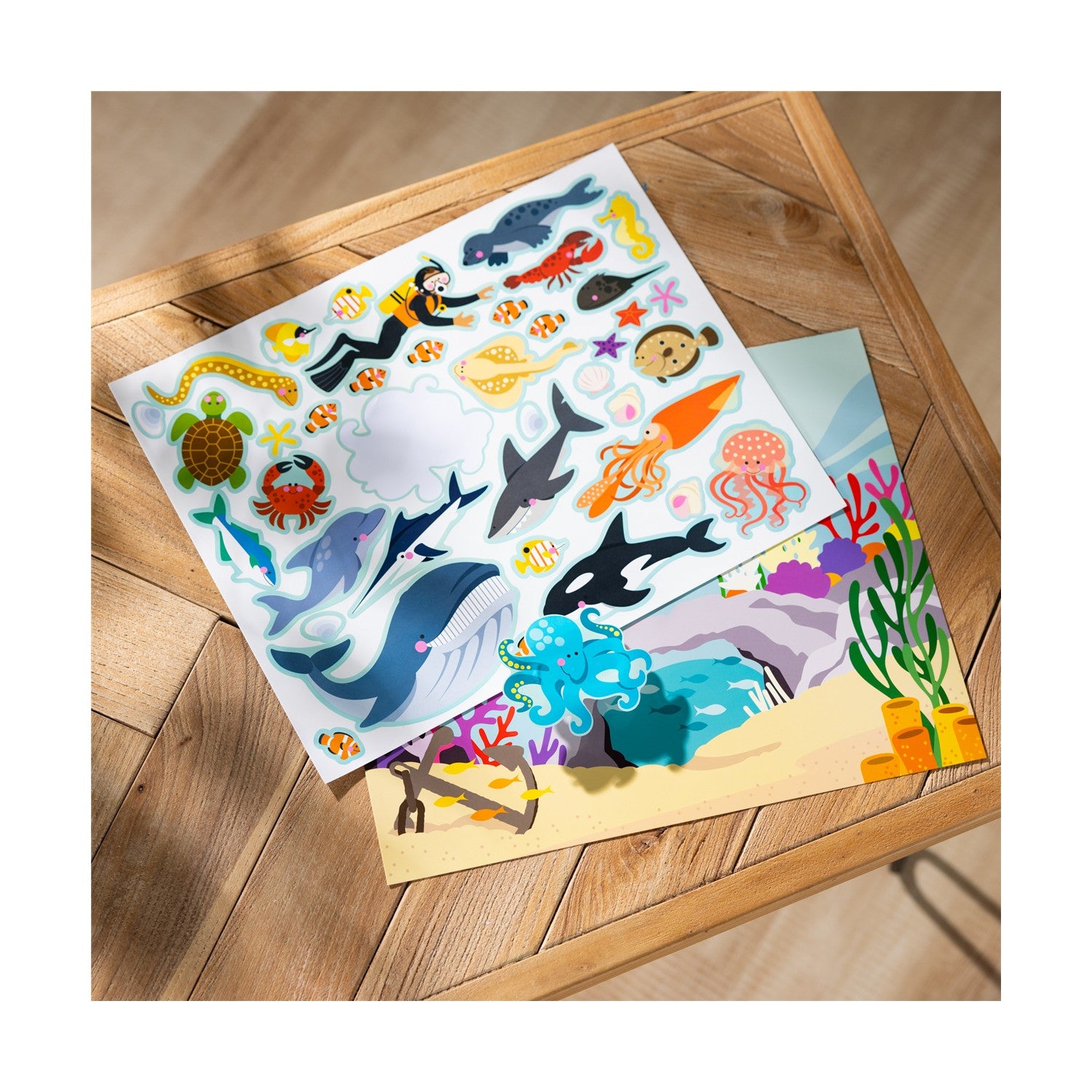 Melissa & Doug Arts and Crafts Habitats Reusable Sticker Pads (20155935) - Fun Planet