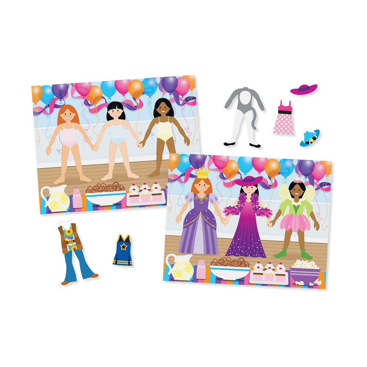 Melissa & Doug Arts and Crafts Dress-Up Reusable Sticker Pads (20155934) - Fun Planet