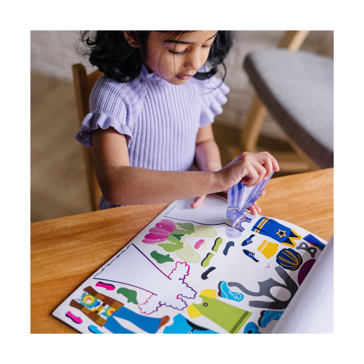 Melissa & Doug Arts and Crafts Dress-Up Reusable Sticker Pads (20155934) - Fun Planet