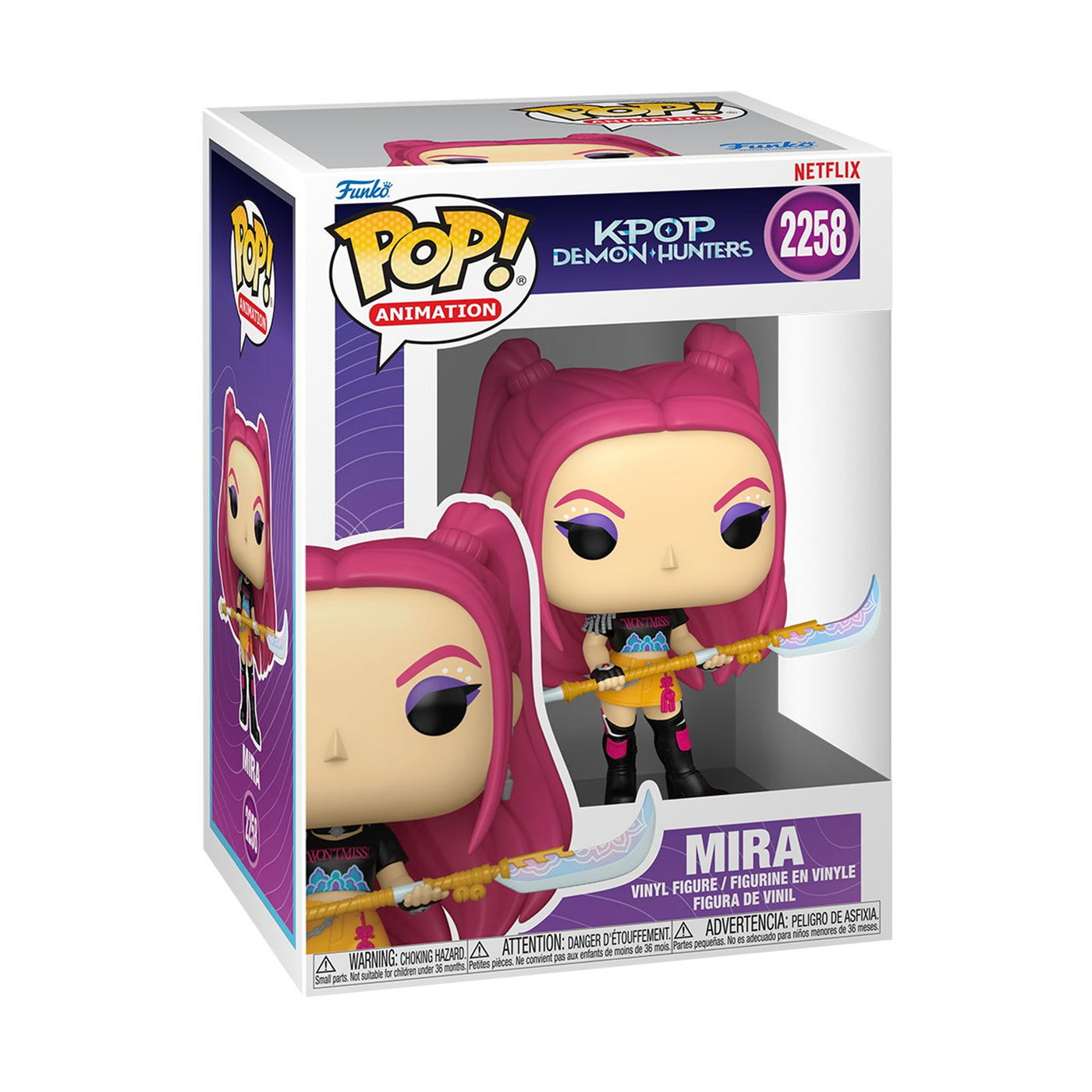 Funko Pop! Animation: K-pop Demon Hunters - Mira #2258 Vinyl Figure (95266)