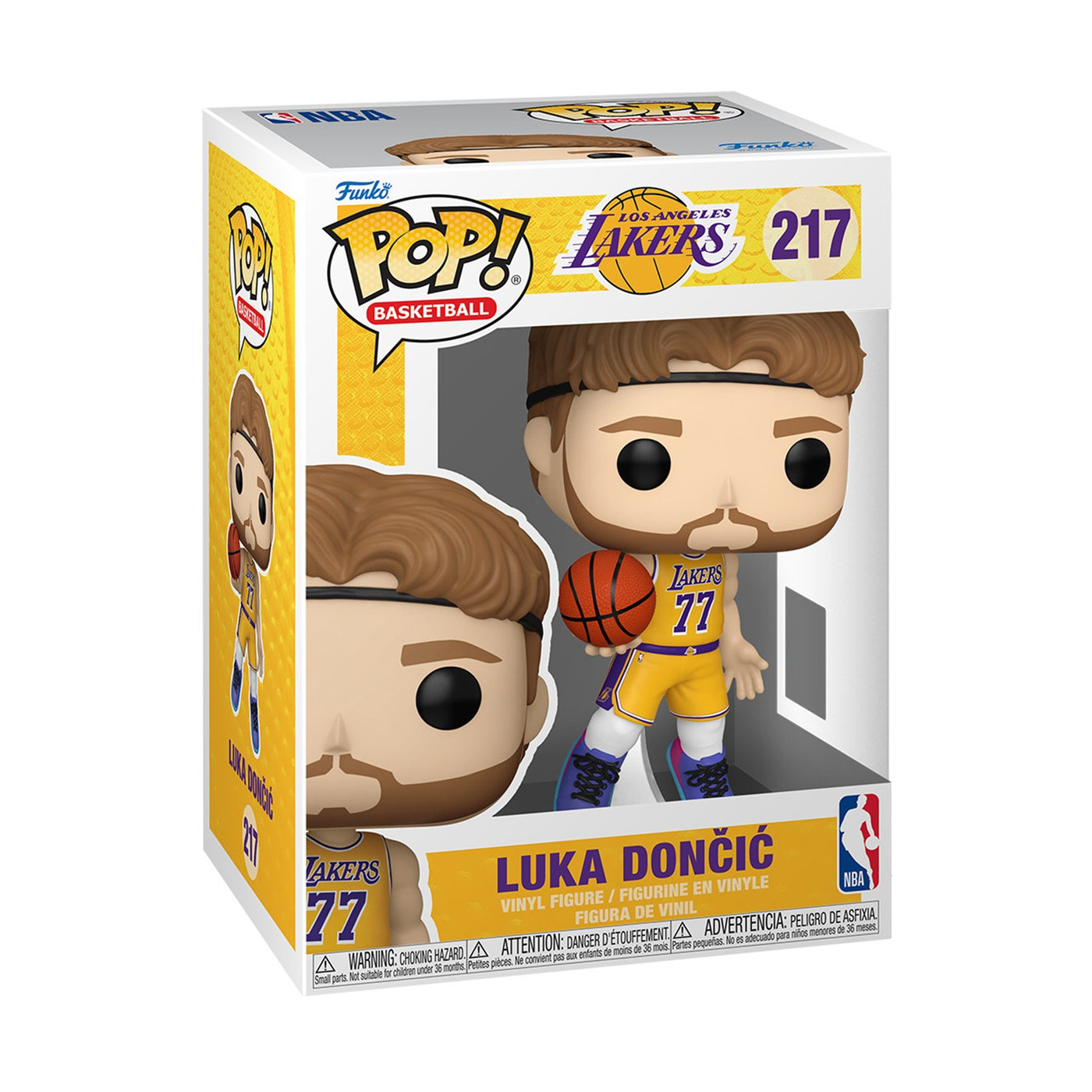 Funko Pop! Basketball: Los Angeles Lakers - Luka Dončić #217 Vinyl Figure (92388) - Fun Planet