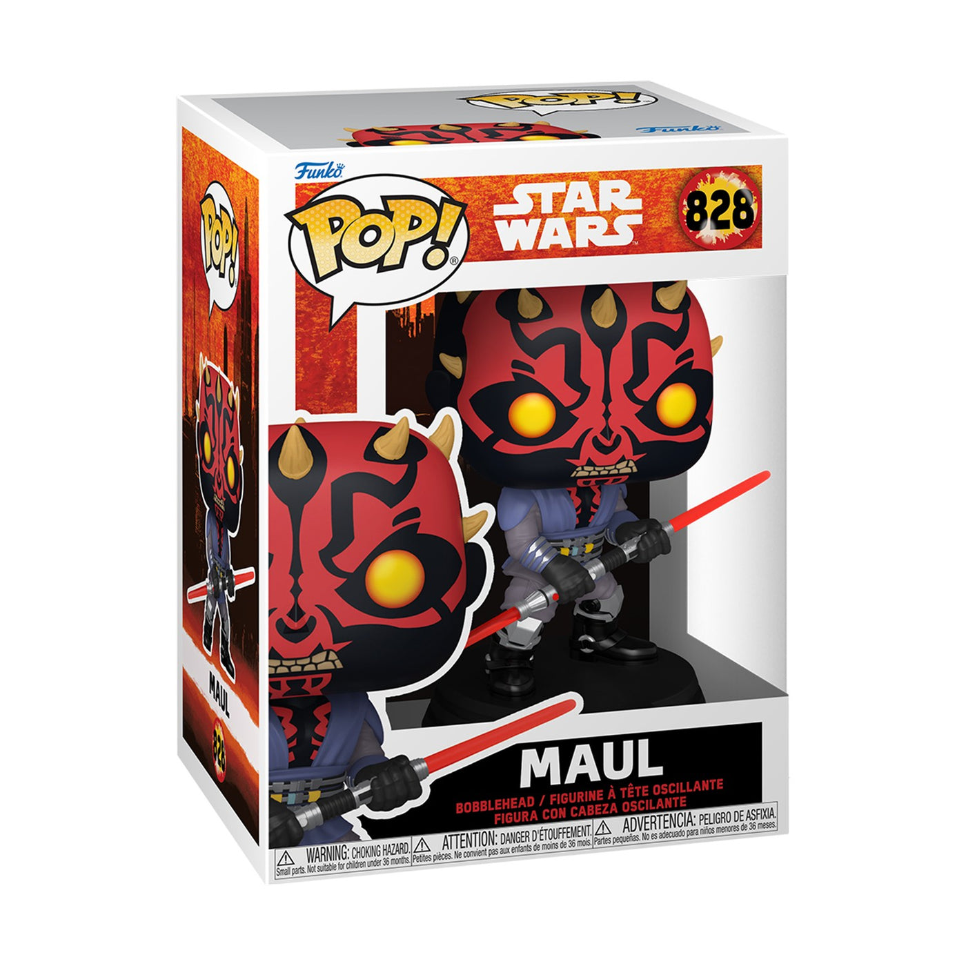 Funko Pop! Star Wars - Maul #828 Bobble-Head Vinyl Figure (90357) - Fun Planet