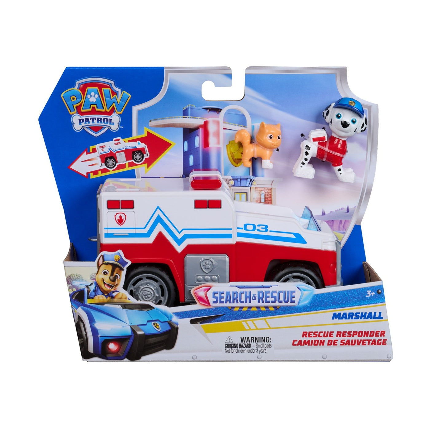 Paw Patrol: Search & Rescue Marshall Rescue Responder Vehicle Playset (20155159)