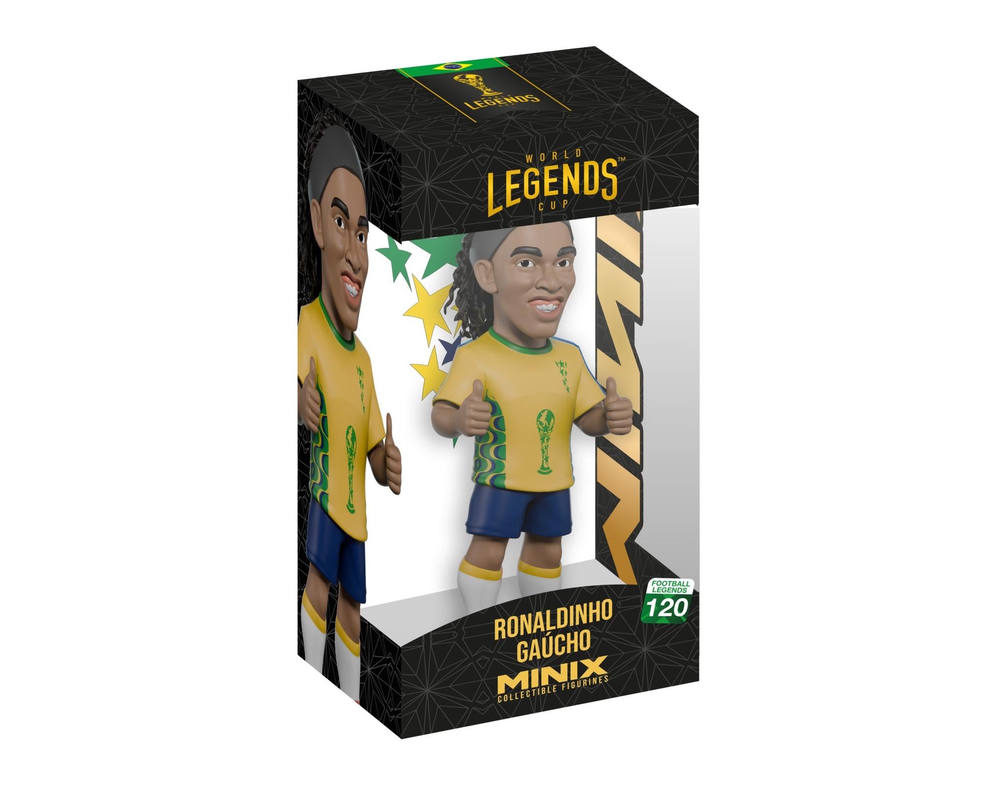 Συλλεκτική Φιγούρα Minix Football Legends 120 World Cup Brazil Ronaldhinho 12εκ. (MNXS6000)