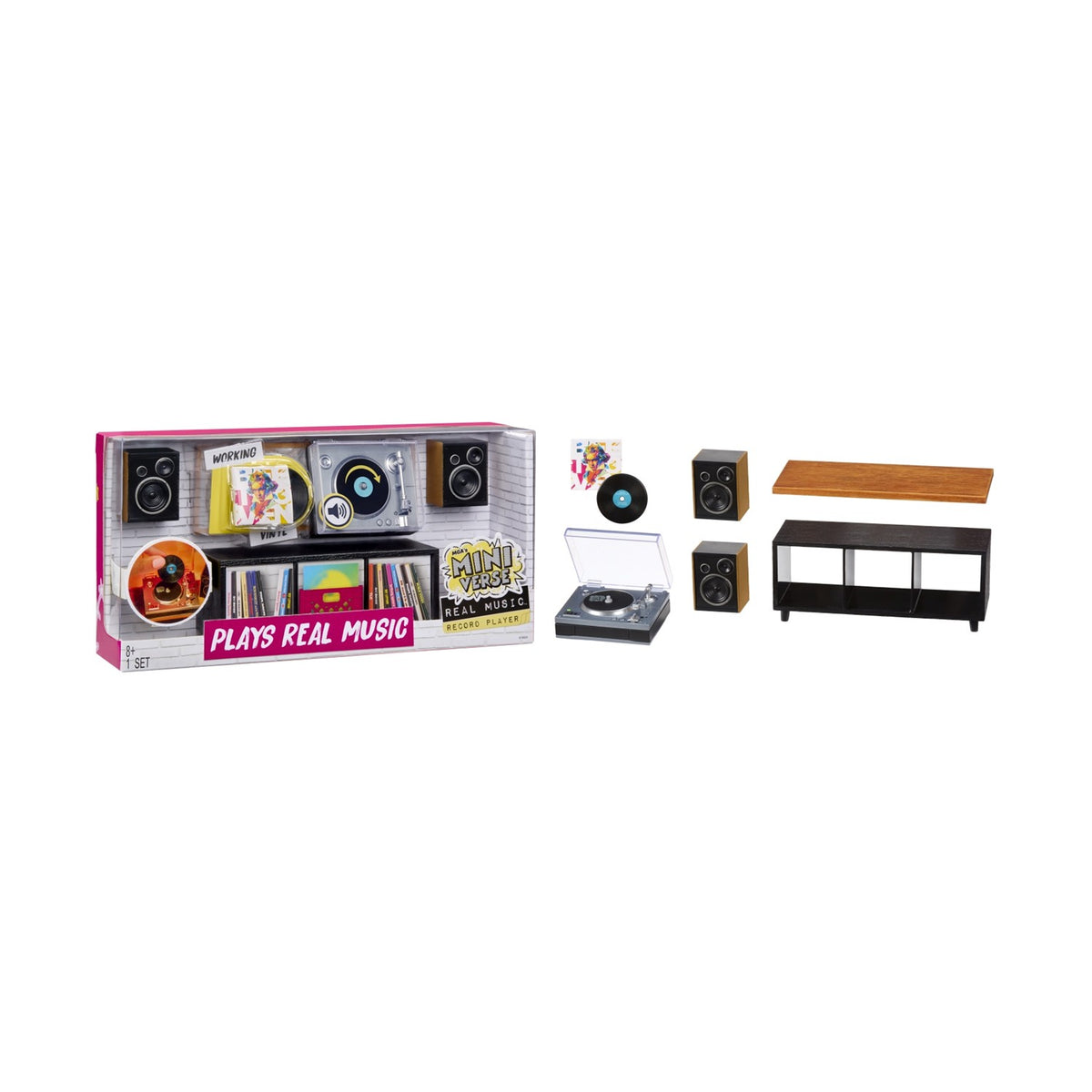 MGA Entertainment MGA's Miniverse Real Music Record Player Plays Real Music (254249)