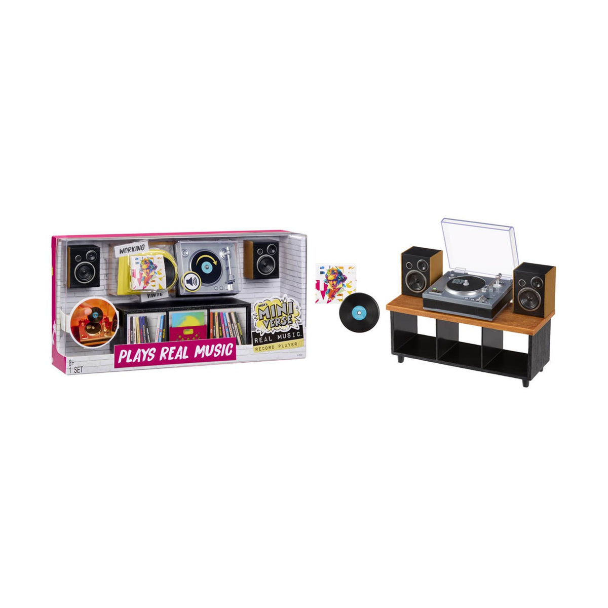 MGA Entertainment MGA's Miniverse Real Music Record Player Plays Real Music (254249)