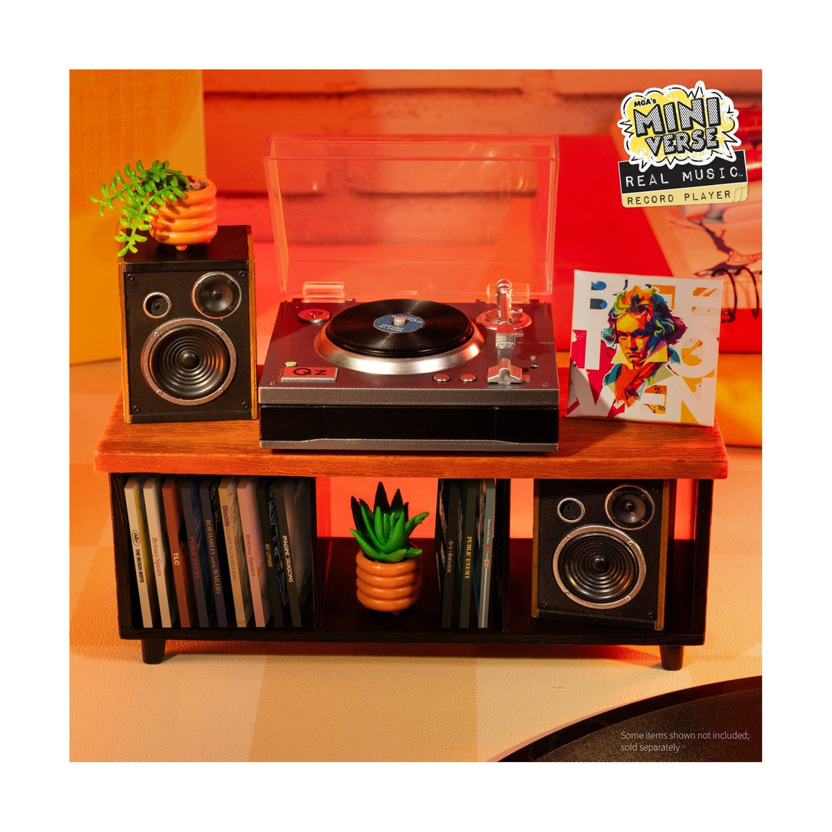MGA Entertainment MGA's Miniverse Real Music Record Player Plays Real Music (254249)