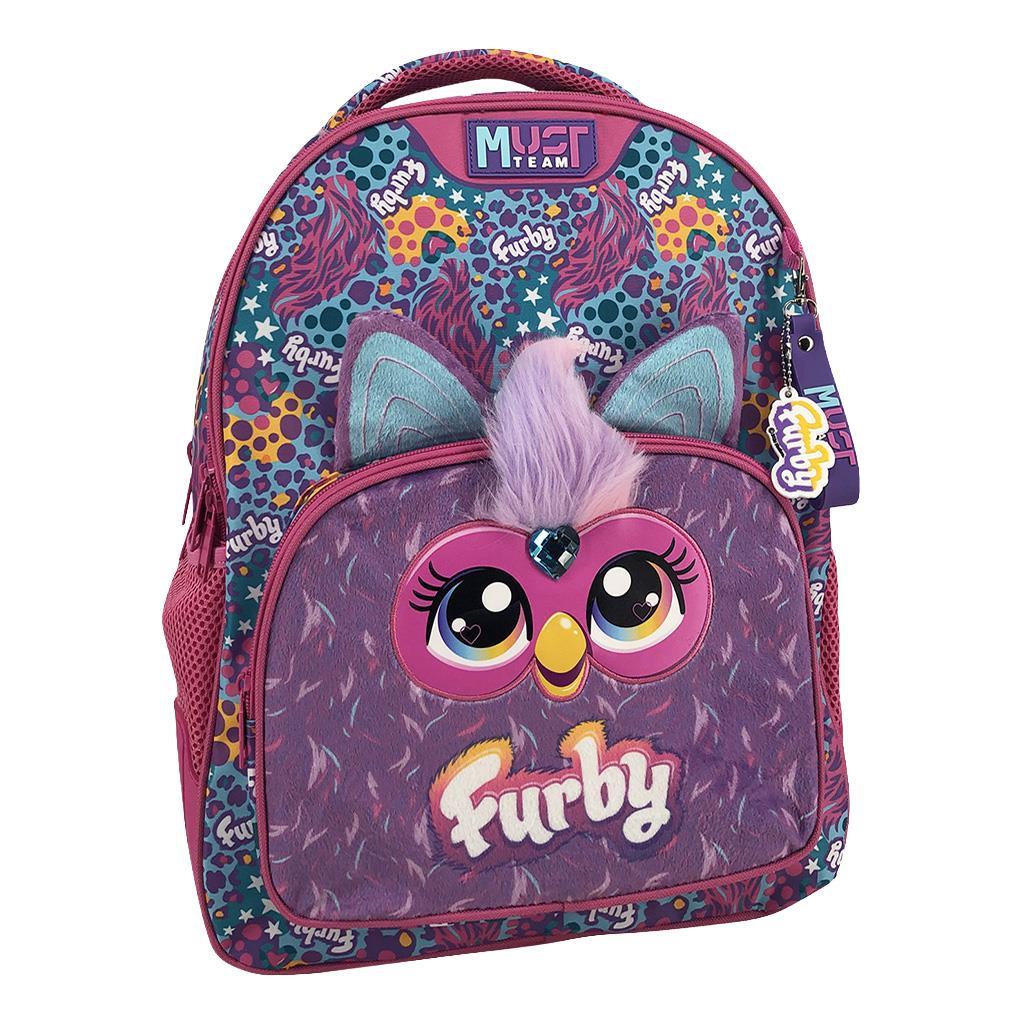 Primary School Backpack 32x18x43cm 3 Compartments Wednesday Hand Must (503662)