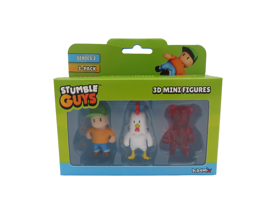Stumble Guys 3D Mini Figures Series 2 Set 3 Pack (439) - Fun Planet