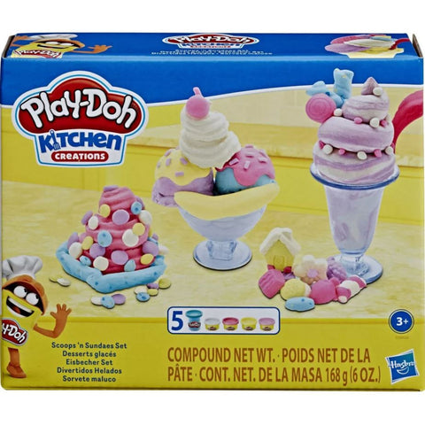 Play-Doh Kitchen Creations - Scoops 'n Sundaes Set (E7275) - Fun Planet
