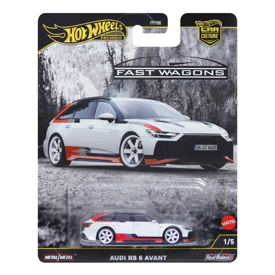 Hot Wheels Premium Car Culture Fast Wagons Audi RS 6 Avant (JBK51)